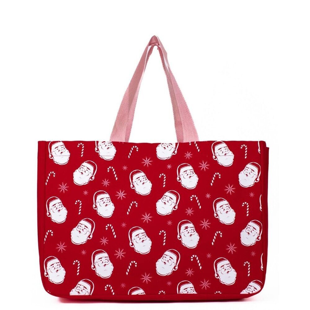 Candy Cane Cutie Tote Red/White/Pink 19.5x13.5x7